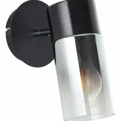 Applique murale Brilliant Alia Noir, 1 lumière