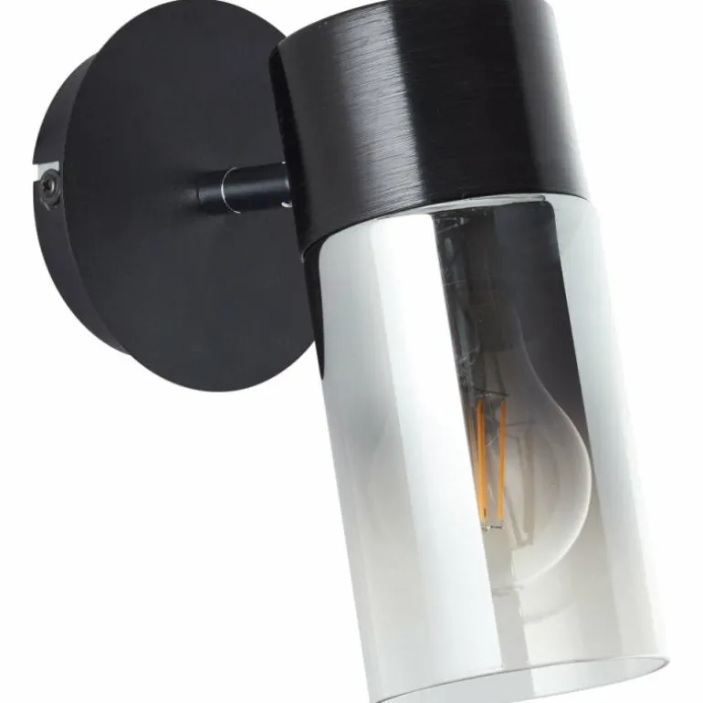 Applique murale Brilliant Alia Noir, 1 lumière