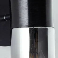 Applique murale Brilliant Alia Noir, 1 lumière