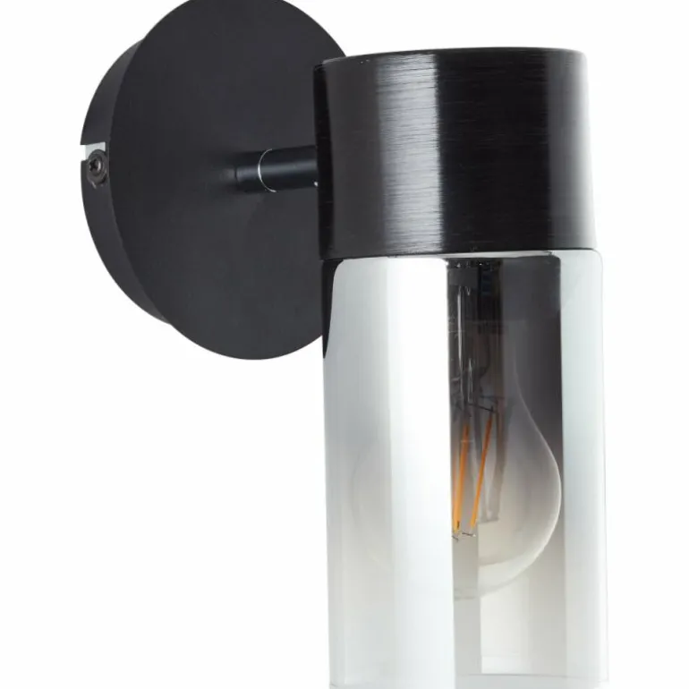 Applique murale Brilliant Alia Noir, 1 lumière