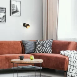 Applique murale Brilliant Grove Noir, 1 lumière