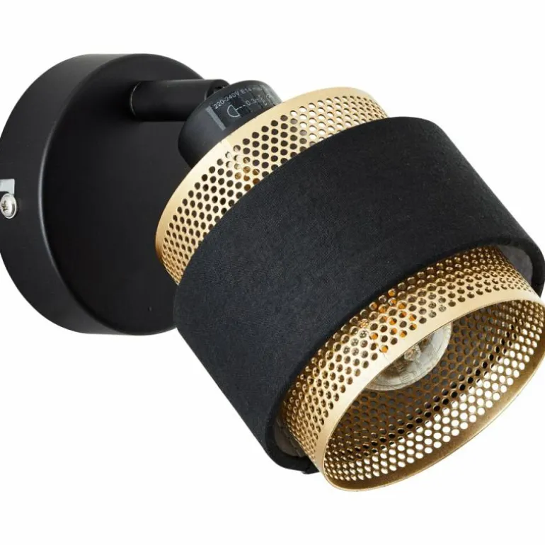 Applique murale Brilliant Grove Noir, 1 lumière