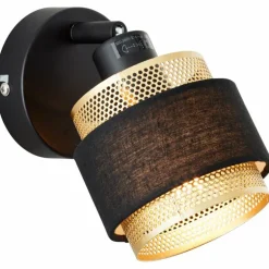 Applique murale Brilliant Grove Noir, 1 lumière