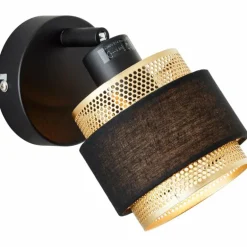 Applique murale Brilliant Grove Noir, 1 lumière