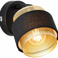 Applique murale Brilliant Grove Noir, 1 lumière