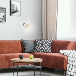 Applique murale Brilliant Alexia Argenté, 1 lumière