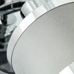 Applique murale Brilliant Alexia Argenté, 1 lumière