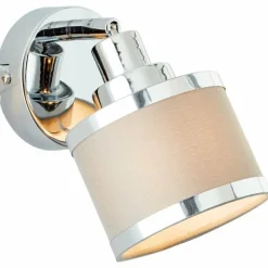 Applique murale Brilliant Alexia Argenté, 1 lumière