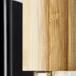 Applique murale Brilliant Elyna Écru, Noir, 1 lumière