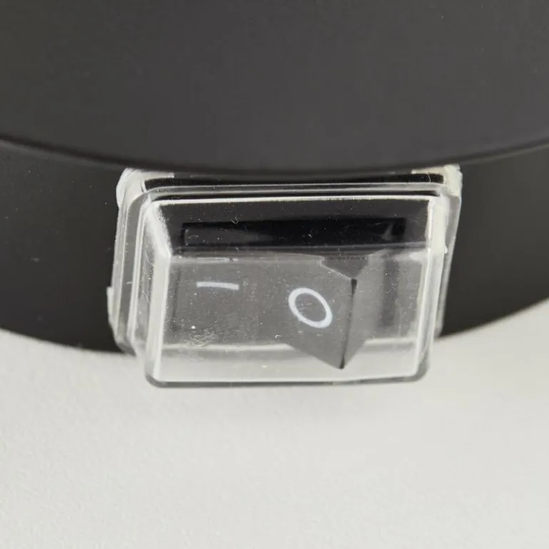 Applique murale Brilliant Gitse Noir, 1 lumière