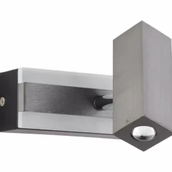 Applique murale Brilliant Howle LED Aluminium, Noir, 1 lumière