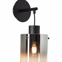 Applique murale Brilliant Simonis Noir, 1 lumière