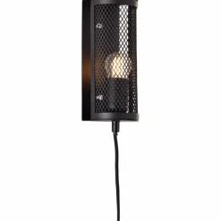 Applique murale Brilliant Maze Noir, 1 lumière