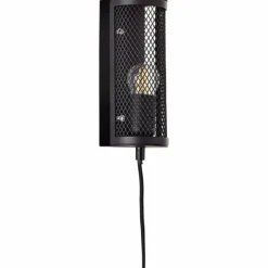 Applique murale Brilliant Maze Noir, 1 lumière