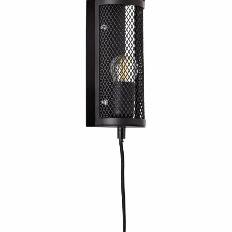 Applique murale Brilliant Maze Noir, 1 lumière