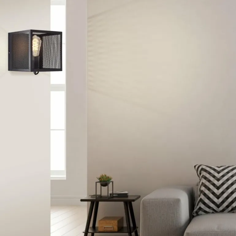 Applique murale Brilliant Maze Noir, 1 lumière