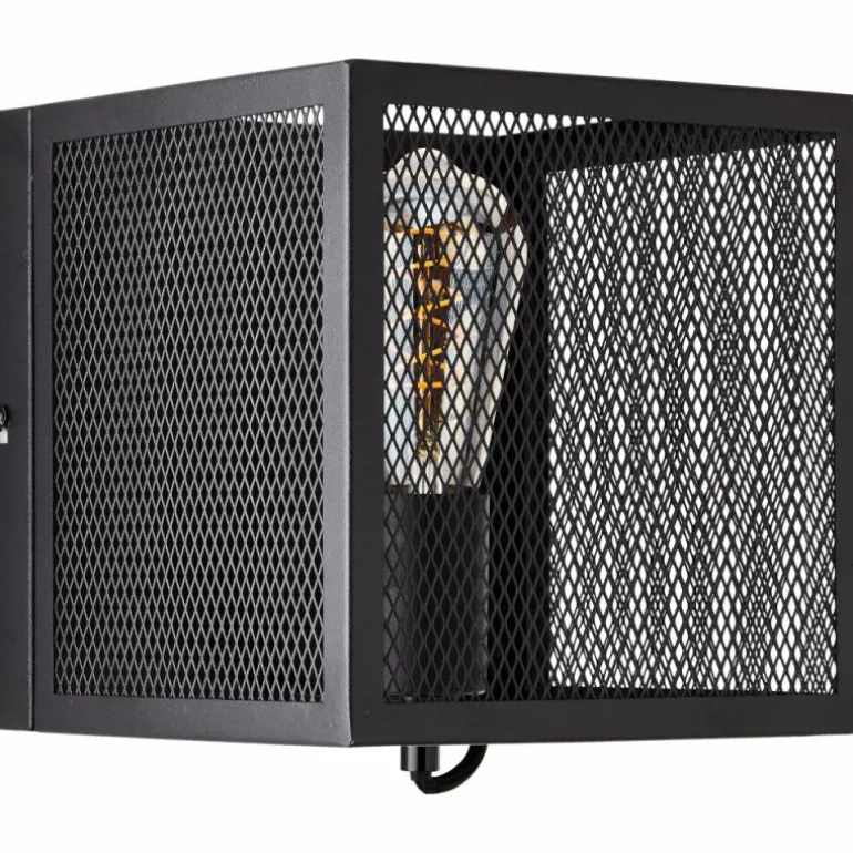 Applique murale Brilliant Maze Noir, 1 lumière