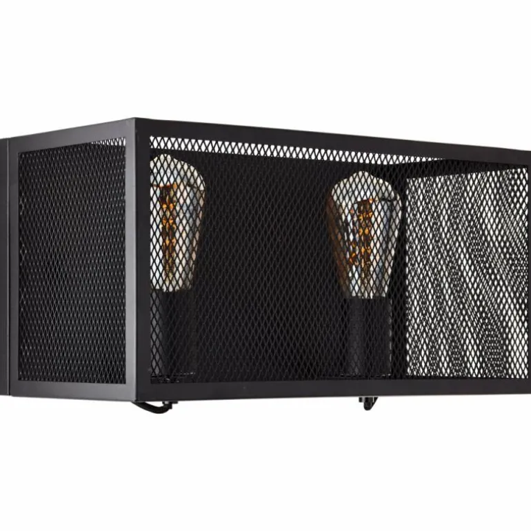 Applique murale Brilliant Maze Noir, 2 lumières