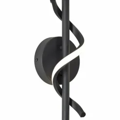 Applique murale Brilliant Eunice LED Noir, 1 lumière