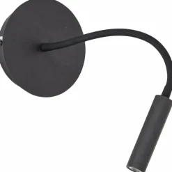 Applique murale Brilliant Jutta LED Noir, 1 lumière