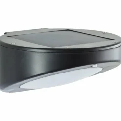 Applique murale Brilliant Bardum LED Noir, 1 lumière, Détecteur de mouvement