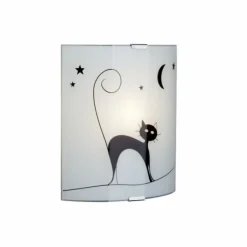 Applique murale Brilliant Cat Blanc, 1 lumière