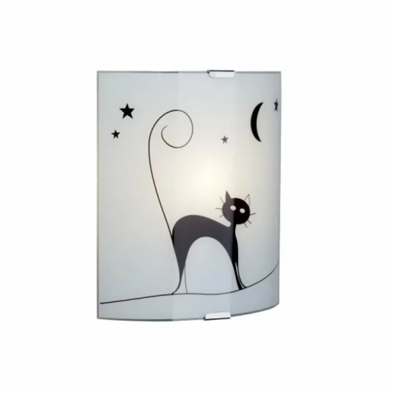 Applique murale Brilliant Cat Blanc, 1 lumière