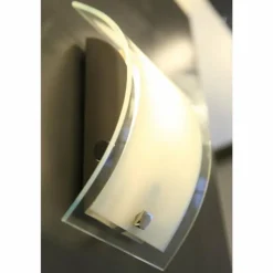 Applique murale Brilliant Elysee Acier inoxydable, 1 lumière