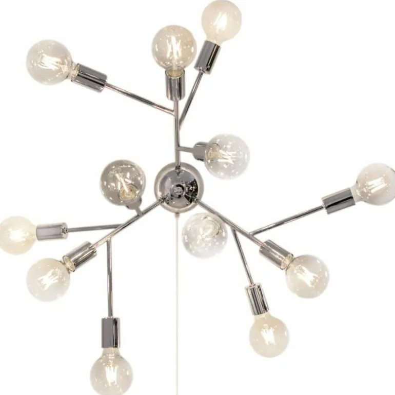 Applique murale By Rydens Hero Chrome, 12 lumières