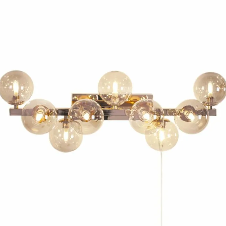 Applique murale By Rydens Splendor Ambre, Or, 9 lumières