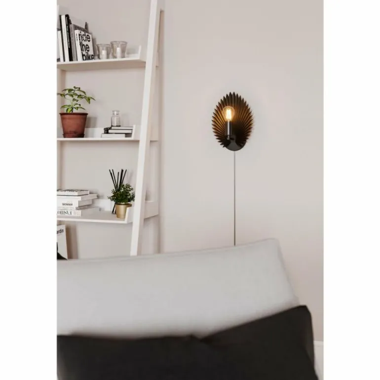 Applique murale By Rydens Aruba Noir, 1 lumière