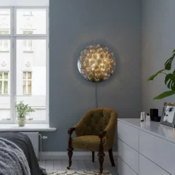 Applique murale By Rydens Gross Chrome, 8 lumières