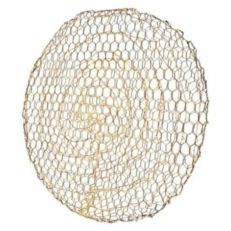 Applique murale By Rydens Hayden LED Or, 1 lumière