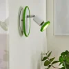 Applique murale Cabri LED Chrome, Vert, Blanc, 1 lumière
