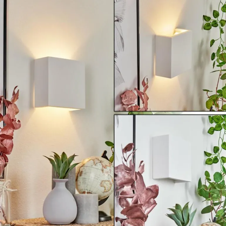 Applique murale Calama Blanc, 1 lumière