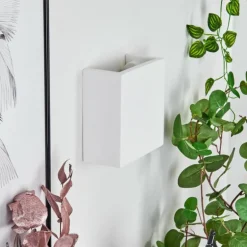 Applique murale Calama Blanc, 1 lumière