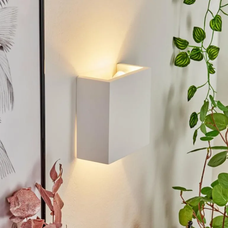 Applique murale Calama Blanc, 1 lumière