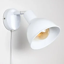 Applique murale Caney Blanc, 1 lumière