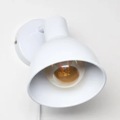 Applique murale Caney Blanc, 1 lumière