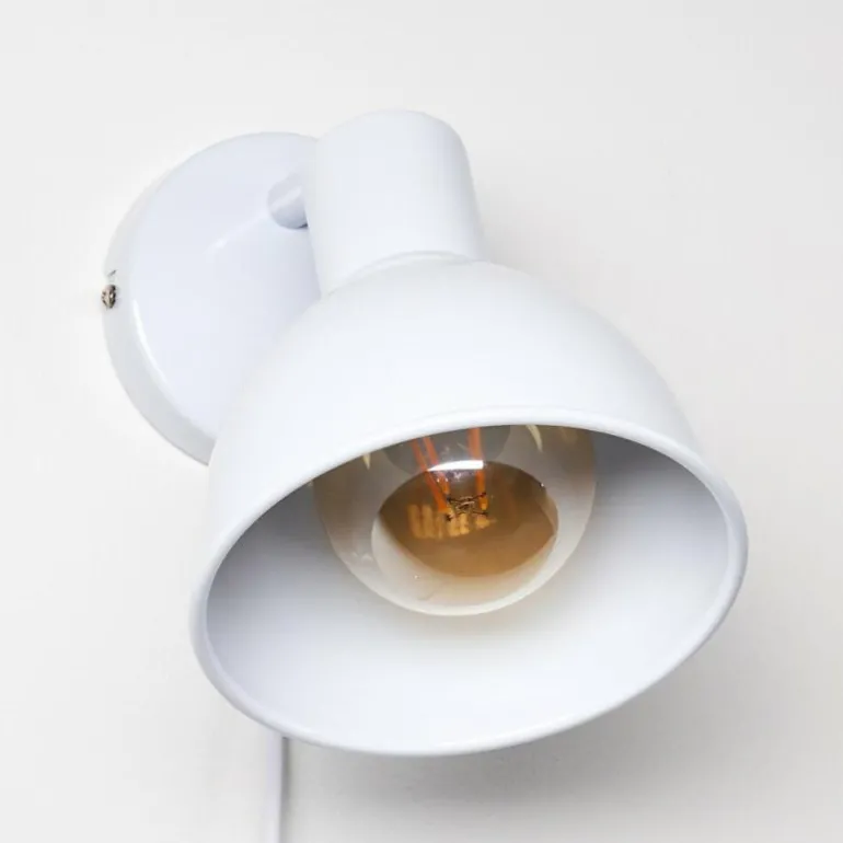 Applique murale Caney Blanc, 1 lumière