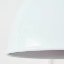 Applique murale Caney Chrome, Blanc, 1 lumière