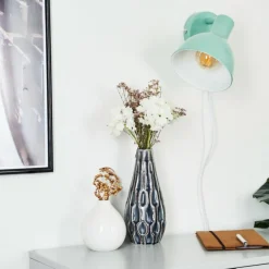 Applique murale Caney Chrome, Vert, 1 lumière