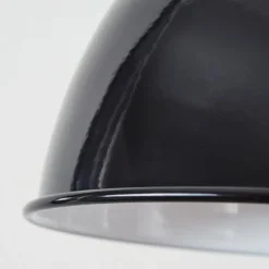 Applique murale Caney Chrome, Noir, 1 lumière