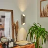Applique murale Cann LED Nickel mat, 2 lumières