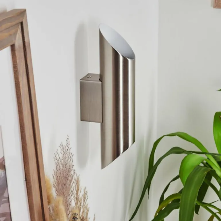 Applique murale Cann LED Nickel mat, 2 lumières