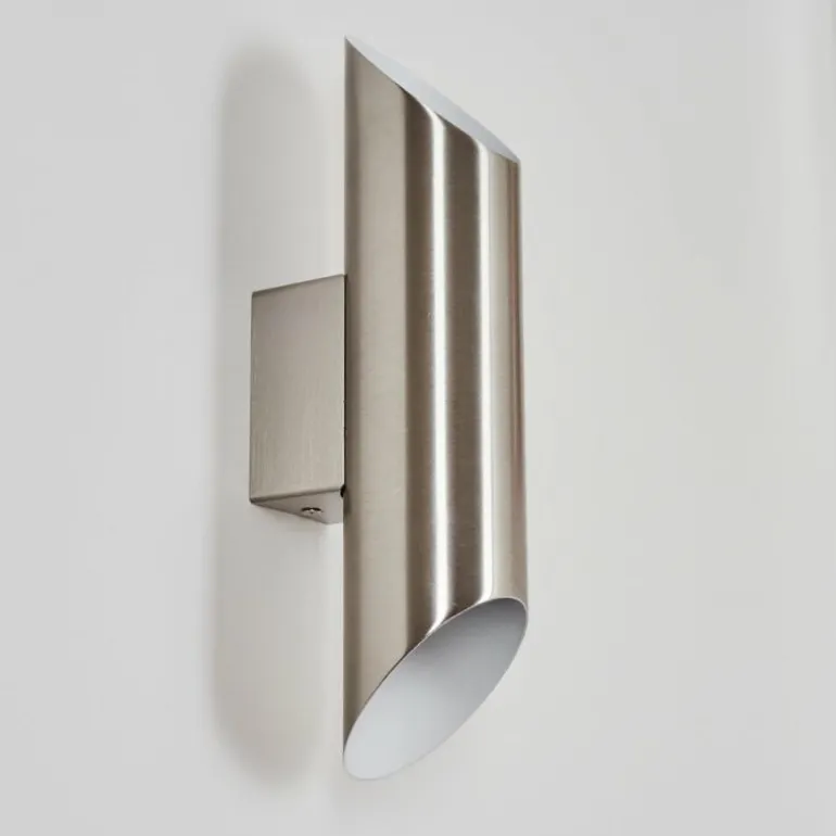 Applique murale Cann LED Nickel mat, 2 lumières