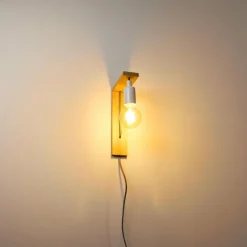 Applique murale Canoe Bois clair, 1 lumière