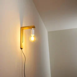 Applique murale Canoe Bois clair, 1 lumière