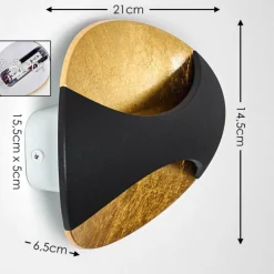 Applique murale Carmans LED Blanc, 1 lumière