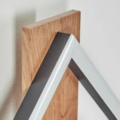 Applique murale Cascade LED Brun, Couleur bois, Noir, 1 lumière